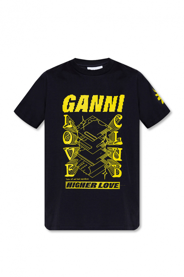 Ganni Printed T-shirt | Women's Clothing | Vitkac